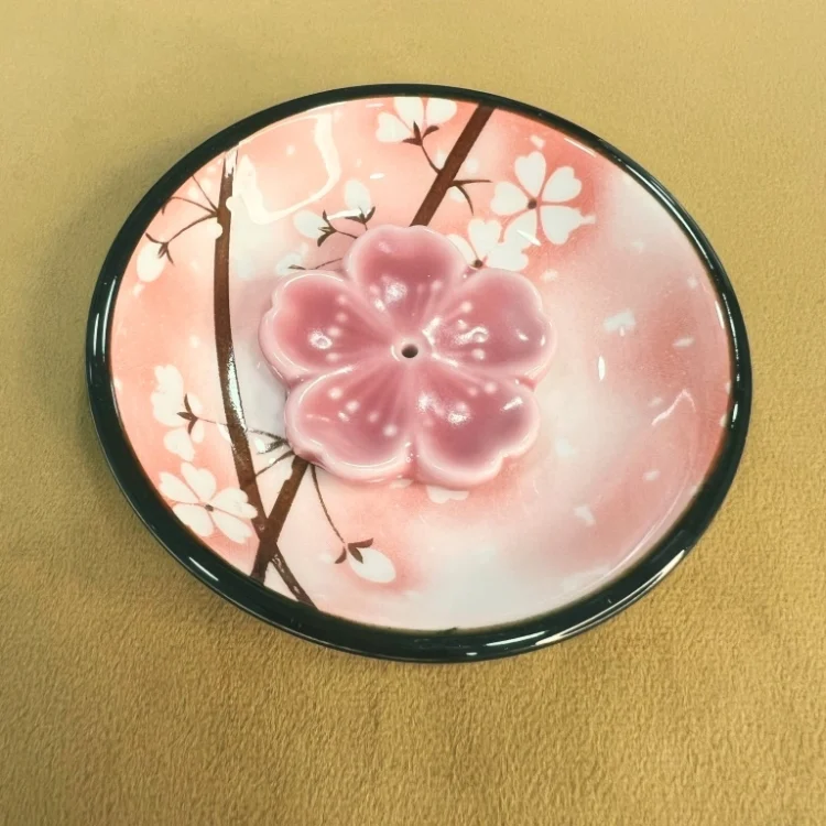陶瓷-櫻花香插